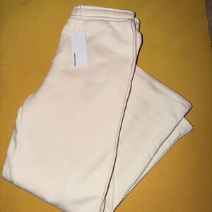Reformation Cream Lounge Pants